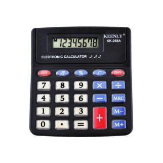 Простий калькулятор Keenly KK 268 A Чорний - Інтернет-магазин спільних покупок ToGether
