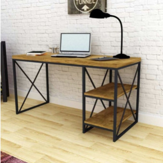 Письмовий стіл GoodsMetall з металу з полицями Лофт "Джулія" - Інтернет-магазин спільних покупок ToGether