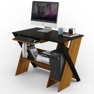 Комп'ютерний стіл Comfy Home Zhuk Венге/Горіх лісовий - Інтернет-магазин спільних покупок ToGether