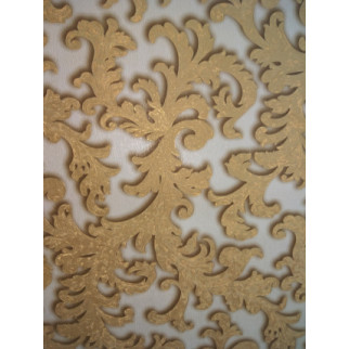 Шпалери Lanita вінілові на флізеліновій основі Прадо декор ТФШ 7-0271 біло-золотий (1,06х10,05м.) - Інтернет-магазин спільних покупок ToGether