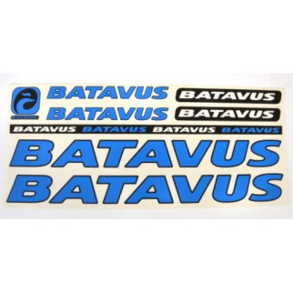 Наклейка Batavus на раму велосипеда Синій (NAK043) - Інтернет-магазин спільних покупок ToGether