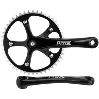 Шатуни ProX Fix Bike Alu 46T алюміній Чорний (C-UN-MK-0075) - Інтернет-магазин спільних покупок ToGether