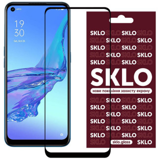 Захисне скло SKLO 3D (full glue) для Oppo A76 4G / A96 4G - Інтернет-магазин спільних покупок ToGether