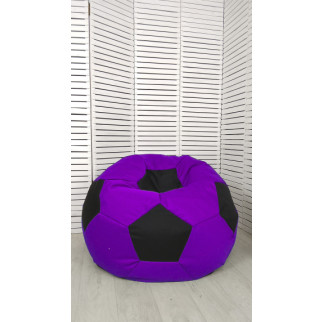 Крісло М'яч Coolki 100см Фіолетовий з Чорним (Оксфорд 600D PU) - Інтернет-магазин спільних покупок ToGether