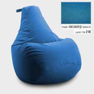 Безкаркасне крісло мішок груша Coolki XL 85x105 Блакитний 216 (Оксфорд 600D PU) - Інтернет-магазин спільних покупок ToGether