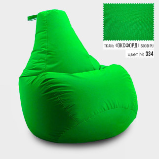 Безкаркасне крісло мішок груша Coolki XXL 90x130 Салатовий (Оксфорд 600D PU) - Інтернет-магазин спільних покупок ToGether