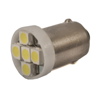 Світлодіодна лампа AllLight T 8.5 5 діодів 3528 BA9S 12V WHITE - Інтернет-магазин спільних покупок ToGether