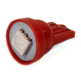 Світлодіодна лампа AllLight T10 1 діод 5050 W2,1x9,5d 12V 0,45w RED - Інтернет-магазин спільних покупок ToGether