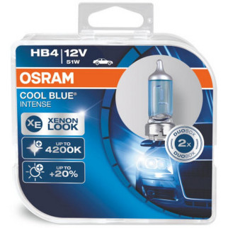 Автолампа OSRAM 9006CBI Cool Blue Intense HB4 60W 12V P22d 10X2 HardDuopet - Інтернет-магазин спільних покупок ToGether