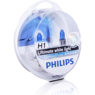 Автолампа PHILIPS 12258DVS2 H1 55W 12V P14,5 Diamond Vision - Інтернет-магазин спільних покупок ToGether