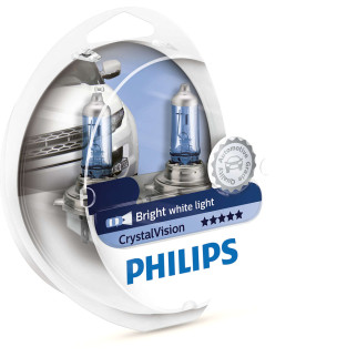 Автолампа PHILIPS 12362CV H11 55W 12V PGJ19-2 CristalVision+W5Wx2 - Інтернет-магазин спільних покупок ToGether