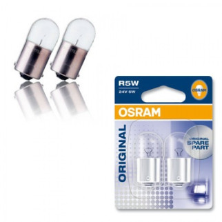 Автолампа ук. OSRAM 5007-02B R5W 12V BA15s 10X2 Blister - Інтернет-магазин спільних покупок ToGether