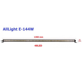 Світлодіодна фара AllLight E-144W однорядна 46chip OSRAM 3535 spot 9-30V - Інтернет-магазин спільних покупок ToGether