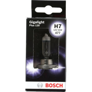 Автолампа BOSCH Gigalight Plus 120% H7 55W 12V PX26d (1987301170) 1шт./бокс - Інтернет-магазин спільних покупок ToGether