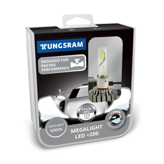 Комплект ламп LED головного світла Tungsram Megalight LED +200 12V H1 24W 6000K (2 шт./коробка) - Інтернет-магазин спільних покупок ToGether