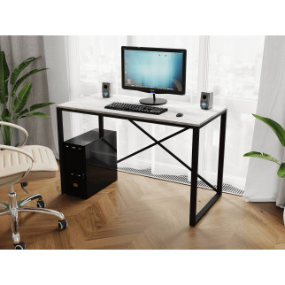 Комп'ютерний стіл Rimos 1000х750х600 мм чорний ЛДСП Бетон 16мм (Z-23_Bl_BT) - Інтернет-магазин спільних покупок ToGether
