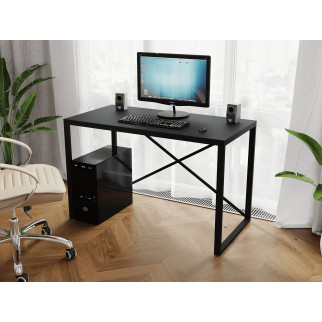 Комп'ютерний стіл Rimos 1000х750х600 мм чорний ЛДСП Чорний 16мм (Z-23_Bl_Bl) - Інтернет-магазин спільних покупок ToGether