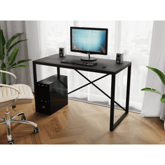 Комп'ютерний стіл Rimos 1400х750х600 мм чорний ЛДСП Венге 16мм (Z-23_Bl_V) - Інтернет-магазин спільних покупок ToGether