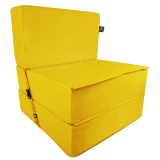 Безкаркасне крісло розкладачка Tia-Sport Поролон 180х70 см (sm-0920-2) жовтий - Інтернет-магазин спільних покупок ToGether