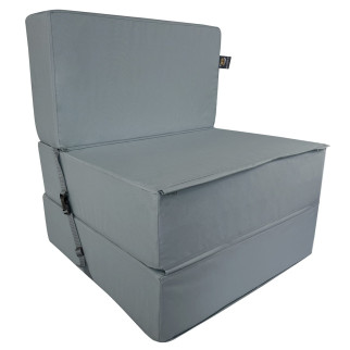 Безкаркасне крісло розкладачка Tia-Sport Поролон 180х70 см (sm-0920-11) темно-сірий - Інтернет-магазин спільних покупок ToGether