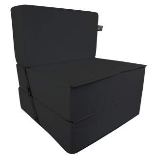 Безкаркасне крісло розкладачка Tia-Sport Поролон 180х70 см (sm-0920-16) чорний - Інтернет-магазин спільних покупок ToGether