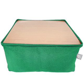 Безкаркасний модульний Пуф-столик Блек Tia-Sport (sm-0948-5) зелений - Інтернет-магазин спільних покупок ToGether