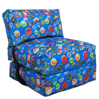 Безкаркасне крісло розкладачка Tia-Sport 180х70 см Принт (SM-0889-5) - Інтернет-магазин спільних покупок ToGether