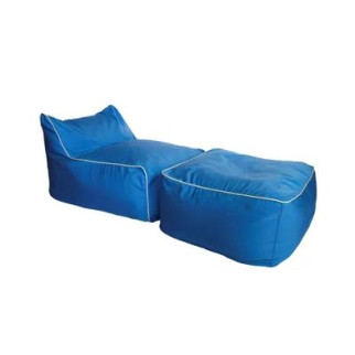 Лежак вуличний Tia-Sport Sunbrella прямокутний 180х80х80 см синій (sm-0686) - Інтернет-магазин спільних покупок ToGether
