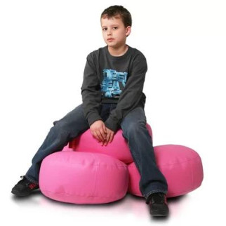 Набір пуфів дитячих Tia-Sport Пилюльки 4 шт 40х30 см рожевий (sm-0697) - Інтернет-магазин спільних покупок ToGether