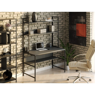 Комп'ютерний стіл Rimos чорний Garfield 1000х750х600 мм Антрацит (Z-49_BL_An) - Інтернет-магазин спільних покупок ToGether
