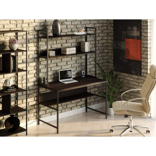 Комп'ютерний стіл Rimos чорний Garfield 1200х750х600 мм Венге (Z-49_BL_V) - Інтернет-магазин спільних покупок ToGether