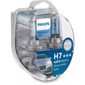 Автолампа PHILIPS 12972WVUSM H7 55W 12V PX26d WhiteVisionUltra +60% (4200K) - Інтернет-магазин спільних покупок ToGether