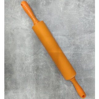 Скалка для розкочування тіста A-PLUS силіконова 45 см оранжева - Інтернет-магазин спільних покупок ToGether