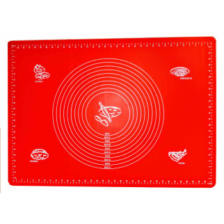 Силіконовий килимок A-PLUS для випікання та розкочування тіста 50*70 см червоний - Інтернет-магазин спільних покупок ToGether