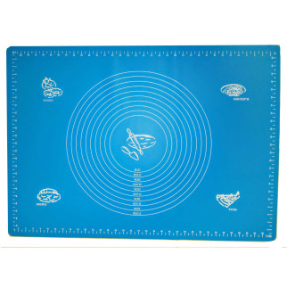 Силіконовий килимок A-PLUS для випікання та розкочування тіста 50*70 см блакитний - Інтернет-магазин спільних покупок ToGether