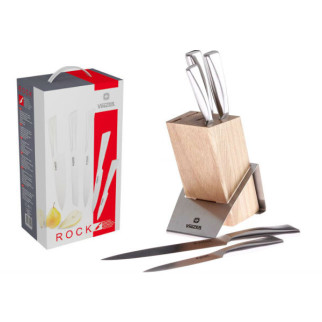 Набір ножів Vinzer Rock 6 предметів 89121 VZ - Інтернет-магазин спільних покупок ToGether