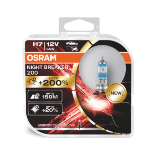 Автолампа OSRAM 64210NB200-HCB H7 Night Breaker +200% 55W 12V PX26d HardDuopet - Інтернет-магазин спільних покупок ToGether