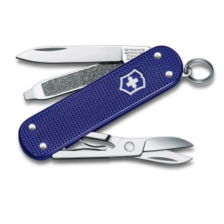 Ніж-брелок Victorinox Classic SD Alox Colors Minty Mint 58 мм, 5 функцій, Синій (0.6221.222G) - Інтернет-магазин спільних покупок ToGether