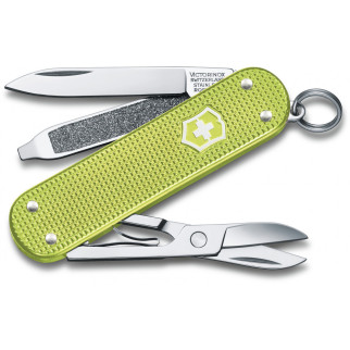 Ніж-брелок Victorinox Classic SD Alox Colors Lime Twist 58 мм, 5 функцій, Зелений (0.6221.241G) - Інтернет-магазин спільних покупок ToGether