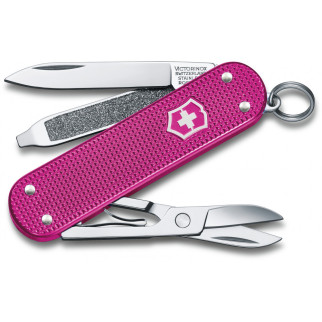 Ніж-брелок Victorinox Classic SD Alox Colors Flamingo Party 58 мм, 5 функцій, Рожевий (0.6221.251G) - Інтернет-магазин спільних покупок ToGether