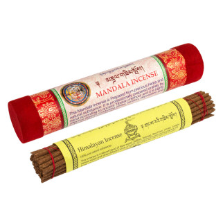 Пахощі Тибетські Himalayan Incense Мандала Mandala 20,3х4х4 см Червоний (26725) - Інтернет-магазин спільних покупок ToGether