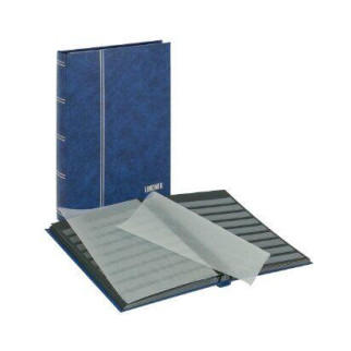 Альбом-класер для марок Lindner Elegant 30/60 м'яка обкладинка Синій (hub_j7xxnk) - Інтернет-магазин спільних покупок ToGether