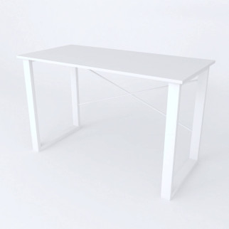 Письмовий стіл Ferrum-decor Драйв 750x1000x600 Білий метал ДСП Білий 16 мм (DRA015) - Інтернет-магазин спільних покупок ToGether