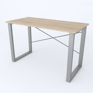 Письмовий стіл Ferrum-decor Драйв 750x1000x700 Сірий метал ДСП Дуб Сонома 16 мм (DRA074) - Інтернет-магазин спільних покупок ToGether