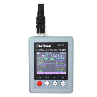 Частотомір цифровий ANYSECU SF-103 з аналізатором CTCCSS/DCS кодів радіостанцій з діапазоном виміру 2 МГц - 2.8 ГГц (100794) - Інтернет-магазин спільних покупок ToGether
