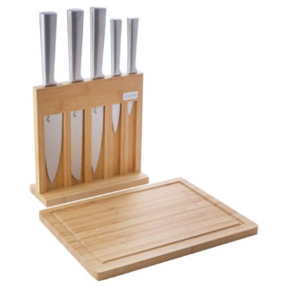 Набір ножів Kamille на дерев'яній підставці KM-5168 - Інтернет-магазин спільних покупок ToGether