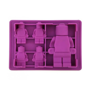 Силіконова форма "Людини" рожева 16,5 x 11,5 см SNS 001 - Інтернет-магазин спільних покупок ToGether
