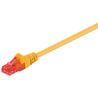 Патч-корд неекранований Goobay RJ45 UTP6  1.0m patch AWG24 D=5.8mm Gold Protect жовтий (75.06.8438) - Інтернет-магазин спільних покупок ToGether