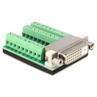 Терміналблок Delock Terminal block-DVI /F 27pin DVI24+1 Pitch=3.81mm зелений (70.06.5169) - Інтернет-магазин спільних покупок ToGether