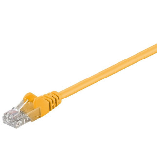 Патч-корд неекранований Goobay RJ45 UTP5e  2.0m patch AWG28 D=4.5mm Gold Protect жовтий (75.06.8356) - Інтернет-магазин спільних покупок ToGether